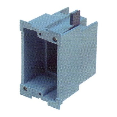 Abb Electrical Box, 18 cu in, Old Work Outlet Box Type, 1 Gang, PVC, Rectangular Shape BH118R
